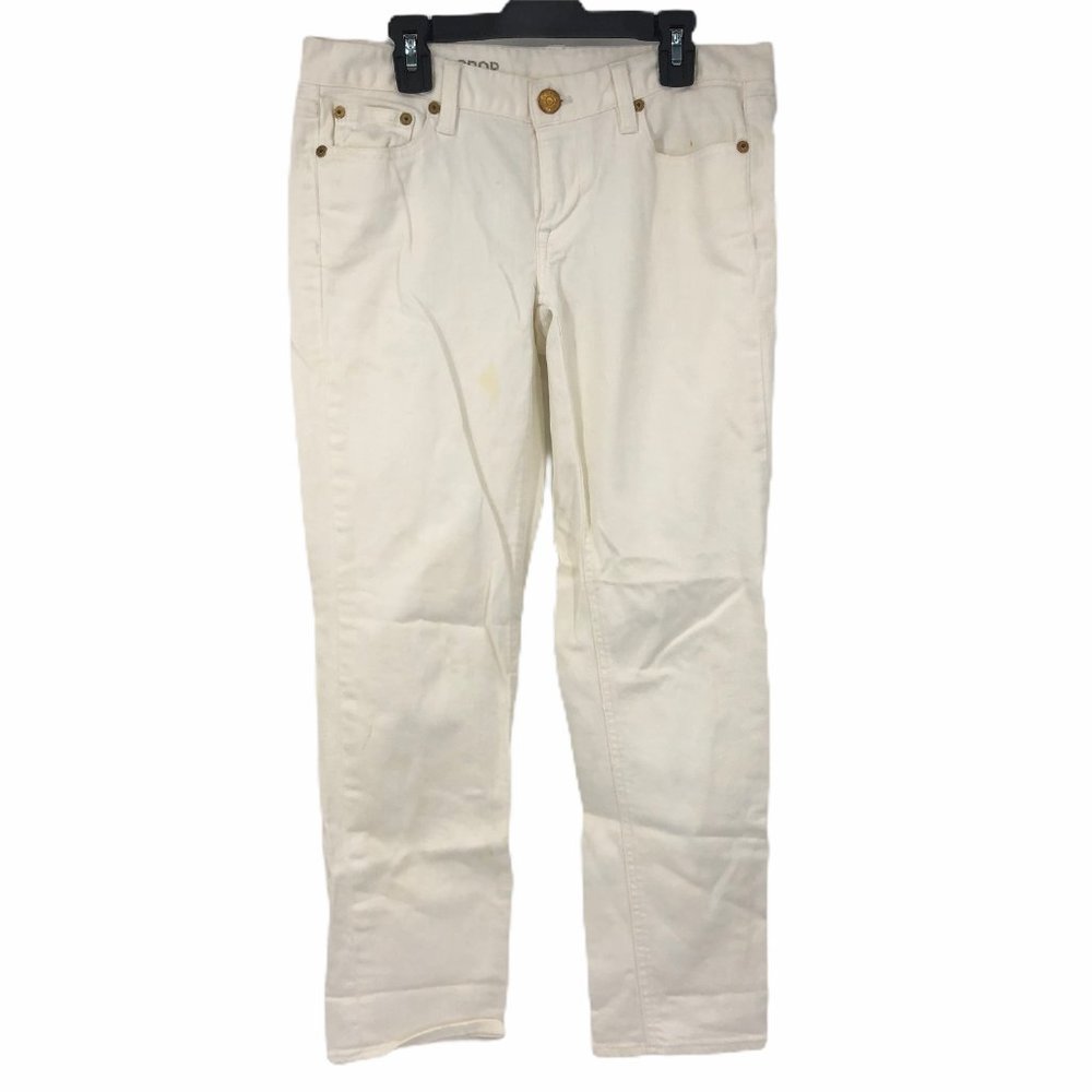 J.Crew Womens Straight Denim Jeans Size Juniors 27